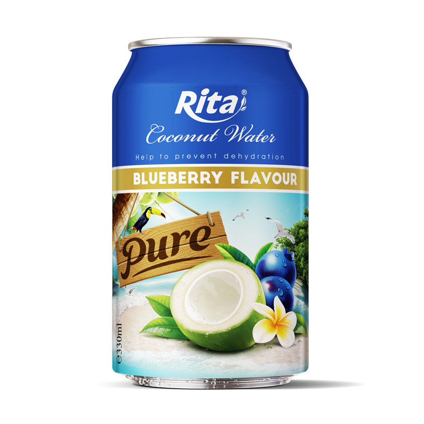 Rita Coconut water With Blueberry juice in 330 ml Alu Can